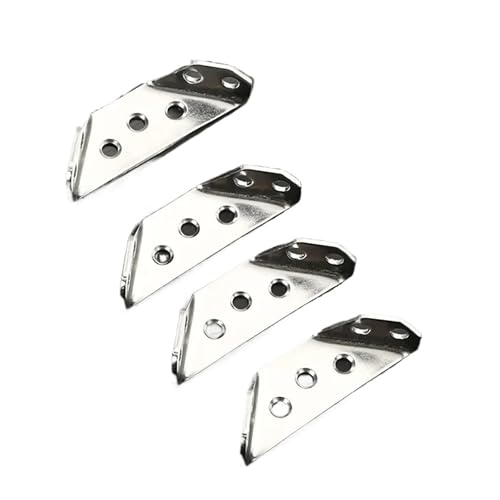 Code d'angle en acier inoxydable lot de 10 équerres à trois couches de support fixes - 2