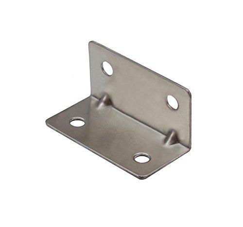 Preisvergleich Produktbild 10x Edelstahl Winkelverbinder Lochwinkel (20x20x40mm)