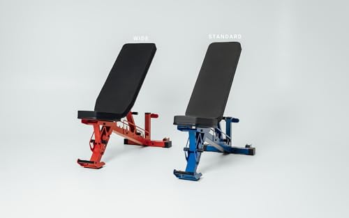 Image of REP FID Foldable Weight Bench, Incline Decline Chair for Home Gym, Compact Portable Stationary Equipment, Heavy Duty Strength Training Platform, Adjustable Situp Dumbbell Workout Support, AB-3000