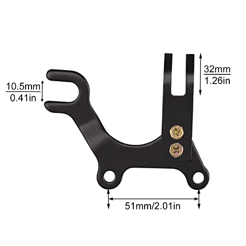 Tobefore 2 Pack Brake Bracket Adapter Disc Brake Bracket Converter Bike Components & Parts Bicycle Disc Brake Mount Mountain Road Bike Modification Brake Bracket Frame Adapter Mounting Holder (32Mm) #TOP6