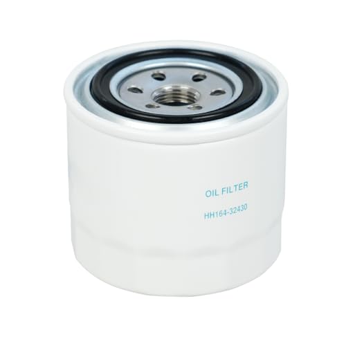HH164-32430 Oil Filter Fits for Kubota L M KH KX RTV Seris Models L2800 L2850 L2900 L2950 L3000 L3010 L3130 M4900 M5700 M5140 MX4700 KX040-4 Replace HH16432430 17321-32430 122-0185