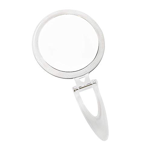 Espejo redondo plegable con soporte 10X miniatura 2