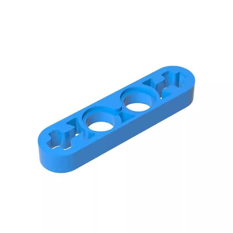 32449 Technic Beam 1X4 Thin 50 Pieces High-Precision MOC Building Bricks Replacement Parts Compatible with Lego bricks GDS-690 Dark Azure โ image 1