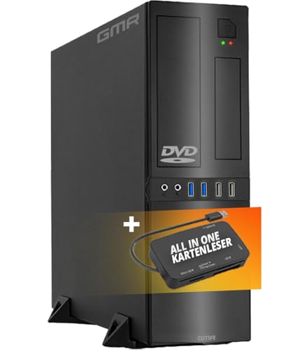 GMR PC de Oficina Ultra Slim i7 - Computadora de Oficina empresarial | 3 años de garantía | 32 GB de RAM | Unidad de Estado sólido de 1000 GB | DVD±RW | USB 3 | Windows 11 Pro | Wi-Fi Bluetooth