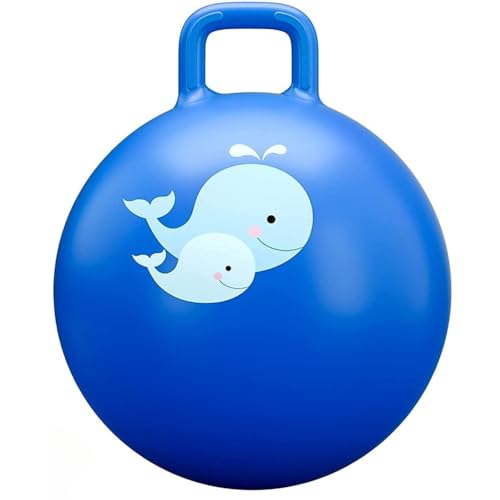 Image of MiniSteps Sit & Bounce Hop Ball for Kids Indoor & Outdoor Jumping Toy, Durable Rubber Bouncing Ball (Size 56 cm /22 Inch, Multicolor)