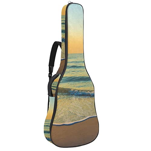 Housse de transport étanche pour guitare avec bandoulière réglable Motif fleurs et papillons Rose, Multicolore 05, 42… - Les Beatles, Paul McCartney, John Lennon, RIngo Starr, George Harrison Housse de transport étanche pour guitare avec bandoulière réglable Motif fleurs et papillons Rose, Multicolore 05, 42…