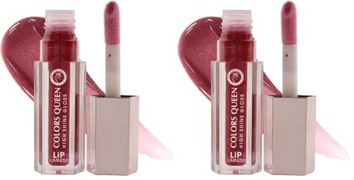 Image of Colors Queen Lip Luminizer Gloss | Non-Sticky & High Shine Glossy Finish | Gives Fuller Lip Effect & Extra Hydration | Long Lasting Lip Gloss for Women Enriched with Shea Butter (Girly, 9ml)