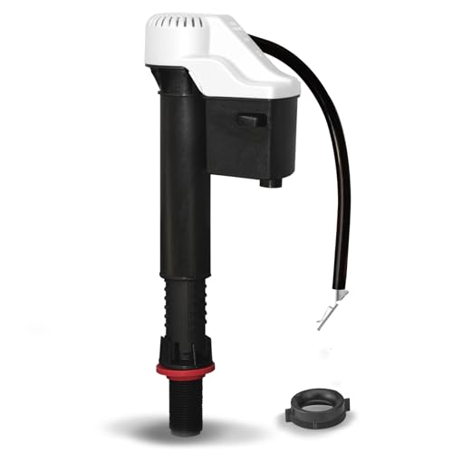 Korky QuietFILL Toilet Fill Valve - Universal Fits 99% of Toilets - Easy Height Adjust for Fast Install, 528