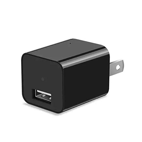 Mini Spy Camera Security Charger Camera Full HD Hidden Camera Charger with 32G SD Card USB Charger Camera Loop Recording Nanny Outlet Cam for Home and Office