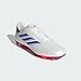 Adidas Men's Copa Pure II Club Flexible Ground Soccer Cleats, White/Lucid Blue/Solar Red 9.5 Medium