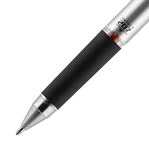 Uni-Ball Impact 207 Bolígrafo Roller Gel Retráctil Tinta Roja miniatura 3