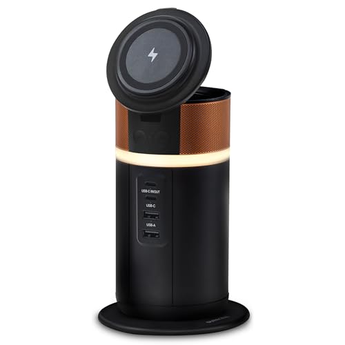 DURACELL, M150 Power Station, Lightweight and Compact, Portable Charging Hub and Charger for Laptops, Phones, Tablets, Earbuds and Smartwatches, 150W (91 Wh) Dock Included