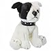 PMS VFM – Staffordshire Plüschtier Weißer Staffordshire Bull Terrier Hund 30 cm weiches Spielzeug – super Flauschige, luxuriöse lebensechte Stofftier-Teddy – Natural World Collection