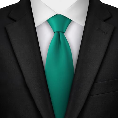 Image of Jacob Alexander Men's Extra Long Solid Color Tie