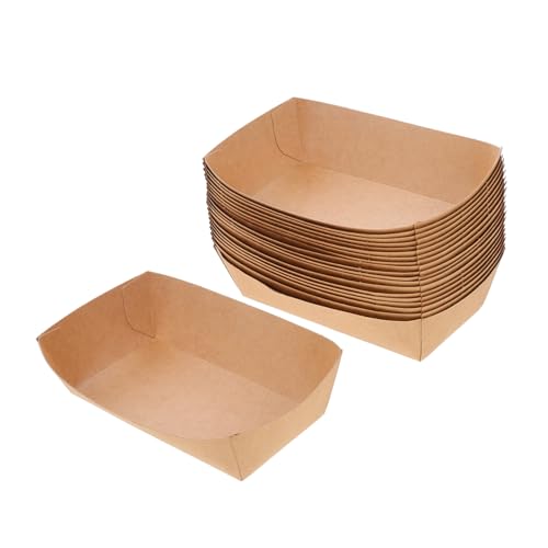 NAMOARLY Snack Box Compartments Stackable Snack Holder Lid French Fries Box for Popcorn Chips