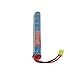 Tenergy Airsoft Battery 9.6V 1600mAh NiMH Stick Battery High Performance Stick Type Batteries w/Mini Tamiya Connector for Airsoft