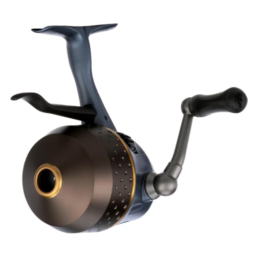 Pflueger President Spincast Reel, Size 6U Fishing Reel, Right/Left Handle Position, Aluminum Spool, Dial Drag System