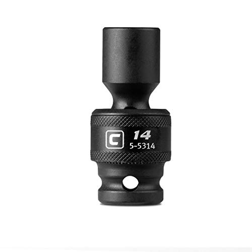 Image of Capri Tools 14 mm Universal Impact Socket, 1 /2-Inch Drive, 6-Point, Metric