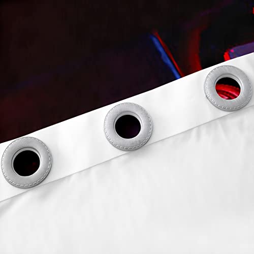 Feelyou Gaming Curtains For Boys Bedroom Kids Gamer Room Decor Curtain 42W X 63L Inches Teens Black And Red Video Game Controller Window Treatments Drapes With Grommets 2 Panels Set #TOP4