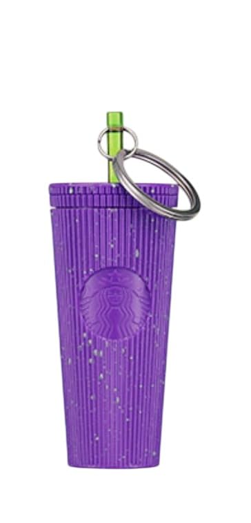 StarbucksGlow In The Dark GITD 2024 Purple Keychain