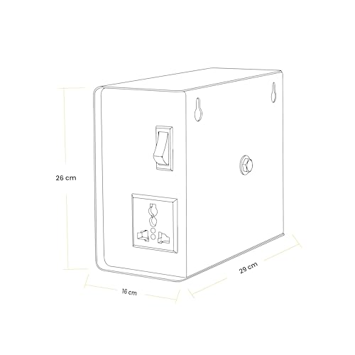 Image of Maxine Step Down 220v to 110v Copper Voltage Converter for US,Taiwan,Canada Products to be used in India (500)