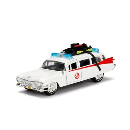 Jada Coche Cazafantasmas ECTO-1 Blanco, 1:32, Color (99748)