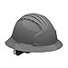 Evolution Deluxe 6161 Full Brim Hard Hat with HDPE Shell, Gray