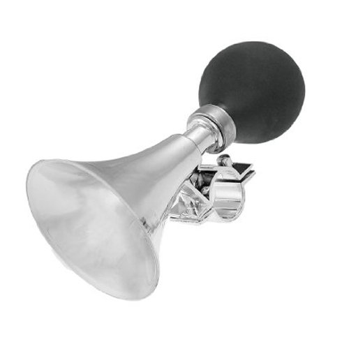 Futaba Bicycle Air Horn Bugle Trumpet - Silver Tone-picture-17