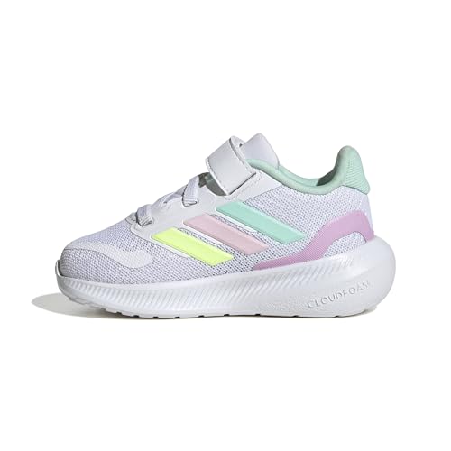 Image of adidas Baby Marvel Run Falcon 5 Elastic Lace & Strap Shoe