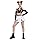Girls Pop Star Costume 2 Piece Set with Long Sleeve Top and Skirt for Kids Halloween Costumes Demon Cosplay Hunters Stage Performance Outfit ZW094S