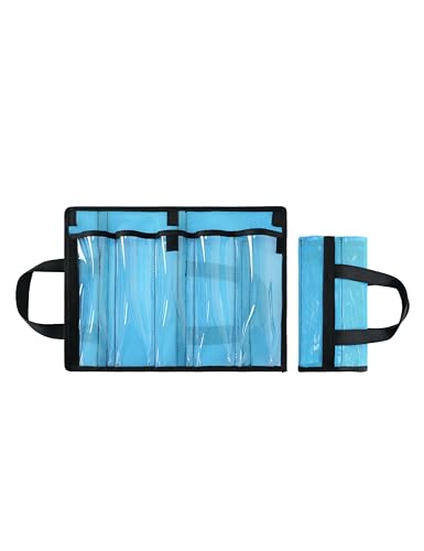 Bolsa de almacenamiento para señuelos de pesca BLUEWING con 5 compartimentos para señuelos de 6 pulgadas