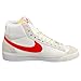 NIKE Men's Blazer Mid '77 Shoes, White Habanero Red, 12