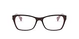 Ray-Ban Women's RX5298 Butterfly Prescription Eyeglass Frames, Top Matte Brown On Opal/Demo Lens, 53 mm