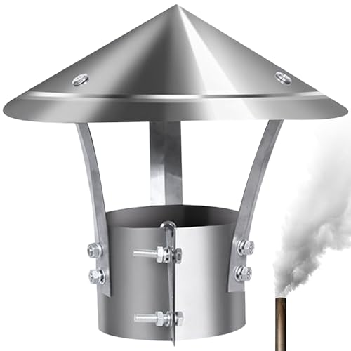 Tapas de chimenea de acero inoxidable con acabado resistente de alta duración 3