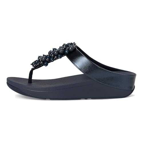 Image of FitFlop Fino Bauble-Bead Toe-Post Sandals