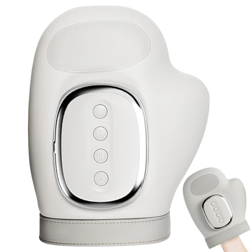 HandmassagegeräT Arthrose, Hand MassagegeräT, Massage Hand Elektrisch, 3 Modi & 5 StäRke, Mit Thermotherapie, Menschenhand äHnliches Kneten, Geschenke FüR Familie Und Freunde