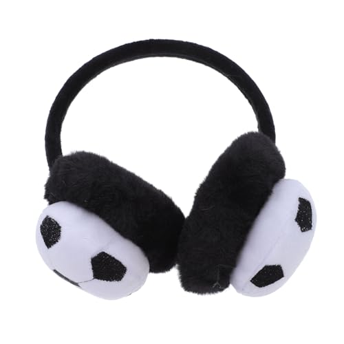 Winter Warm Plush Earmuffs for Boy Girl Practical Ear Warmers Stylish Football Design Comfortable Outdoor Ear Covers for All-day Wear Boys and Girls