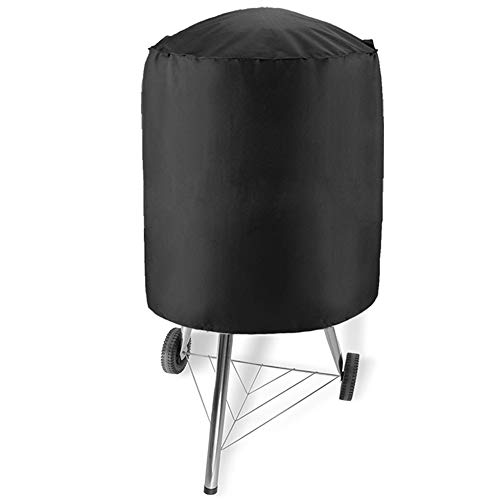BBQ Grill Cover, Grill Abdeckhaube Rund Grillabdeckung Wasserdicht Kugelgrill Abdeckung Oxford Stoff Staubdicht