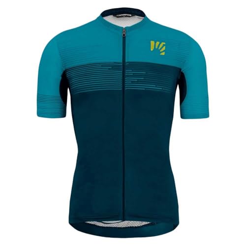 Maillot Karpos Green Fire Short Sleeve Jersey M anti-frottement homme