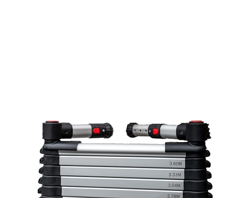 Telesteps Classico Line appentis Échelle, Argent, noir, 9190-101