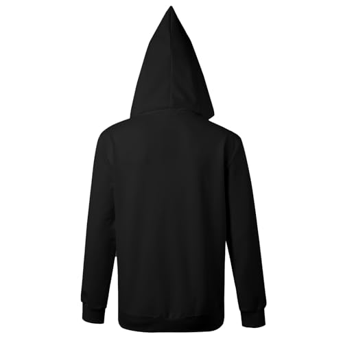 Men Jackets Hooded Fashion Wizard Cape with Diagonal Zipper Cardigan - image 4