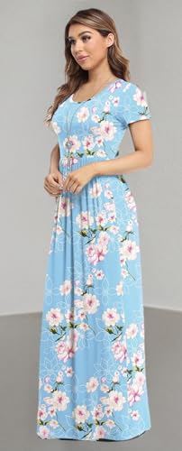 Image of VIISHOW Women's Long Sleeve Loose Plain Maxi Dresses Casual Long Dresses with Pockets