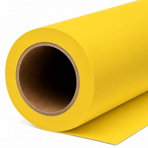 Telón de fondo de papel Forsythia Yellow 53" x 16.4'