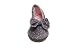 Zapatilla Estampado con Lazo, Planta Acolchada Muy COMODAS (Leopardo, Numeric_37)
