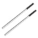 Professional Garage Door Spring Winding Rod Set Of 2 Robust Steel With Secure Rubber Handle For Safe Adjustments