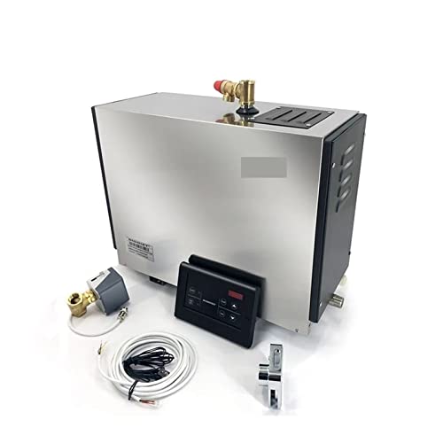 Badkamer Sauna Machine Kommerzieller Selbstdraining- Dampfgenerator Duschsystem Dampfgenerator Dusche Sauna Bad Home Dampfbad Spa- Generator mit wasserdichte Kontrolle und Autoabfluss Steamer Spa Genera