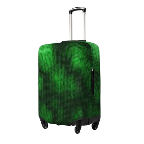 Big Data Green Data Luggage Cover for Suitcase, Suitcase Cover Protector Fit 18-21 Inch Luggage Travel Accessories, S2