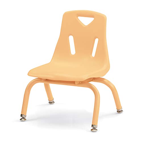 Image of Berries Jonti-Craft 8118JC1251 Stacking Chair with Powder-Coated Legs, 8 inch Height, Camel
