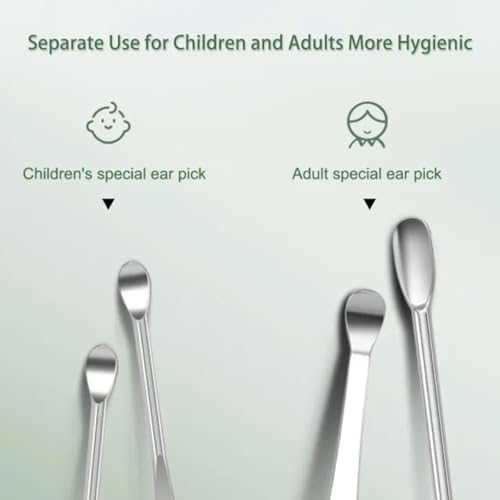 Image of Solitude 6-in-1 Ear Wax Cleaner | Resuable Ear Cleaner Tool Set with Storage Box Ear Wax Removal Kit Steel Ear Cleansing Tool Set Spiral Ear Curette Tools For Kids Man Woman