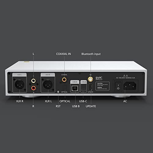 Eversolo Dac-Z6 Digital To Analog Converter Es9068 Dac Mqa Decoder Qualcomm Qcc5125 Bluetooth 5.0 Dsd512 Pcm768Khz #TOP1